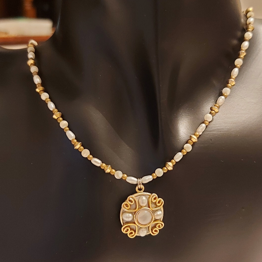 Michal Golan vintage bead necklace